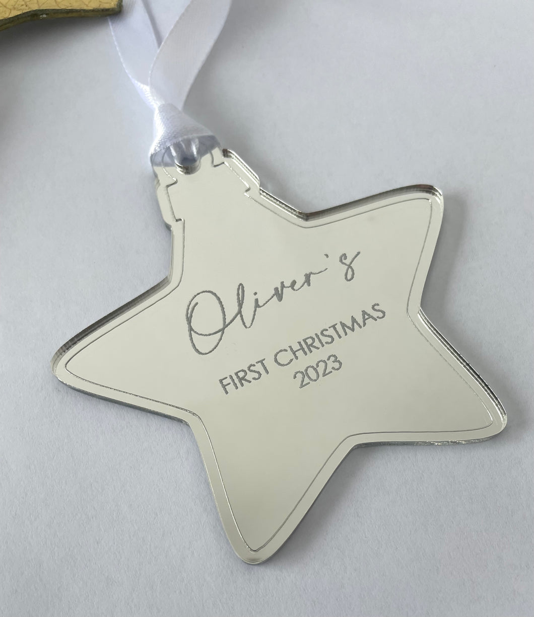 FIRST CHRISTMAS MIRROR ORNAMENT 2024