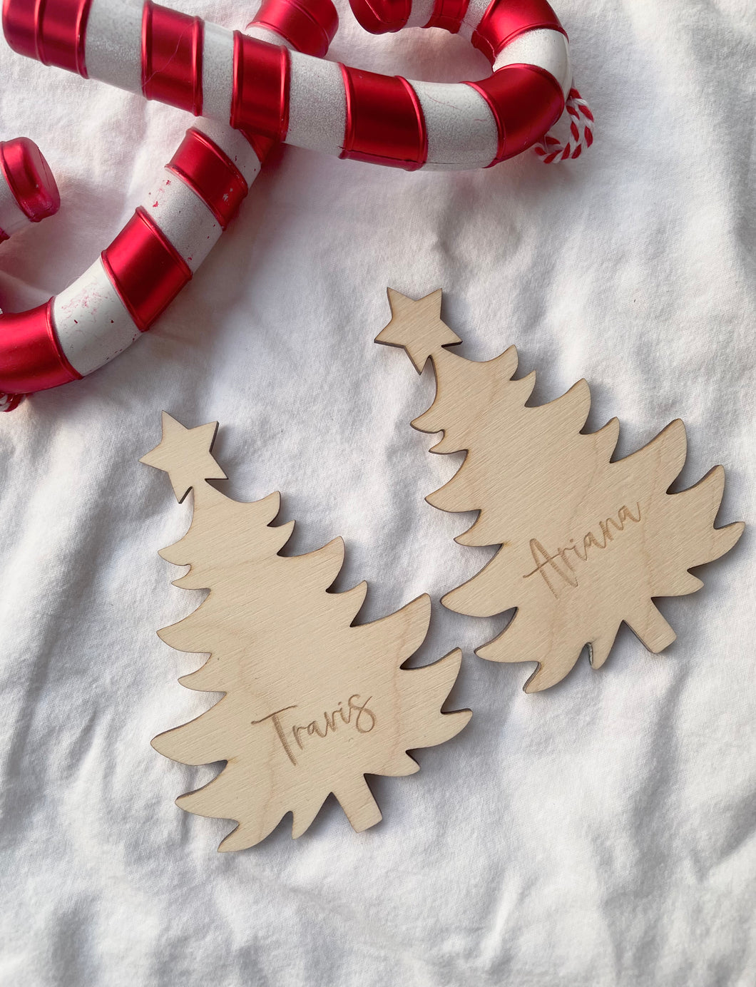 CHRISTMAS TREE PLACE CARD