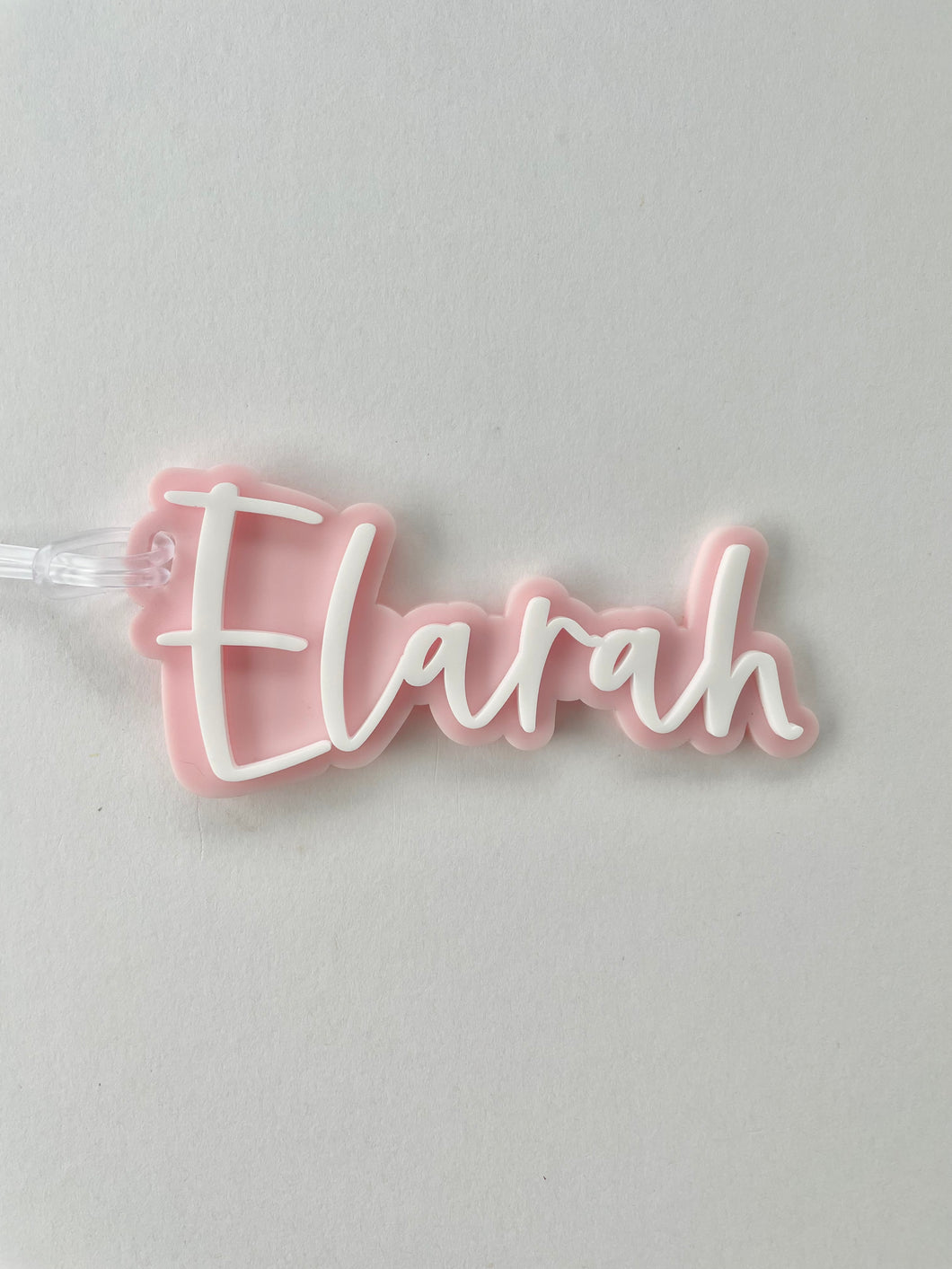 DOUBLE LAYERED PERSONALISED BAG TAG