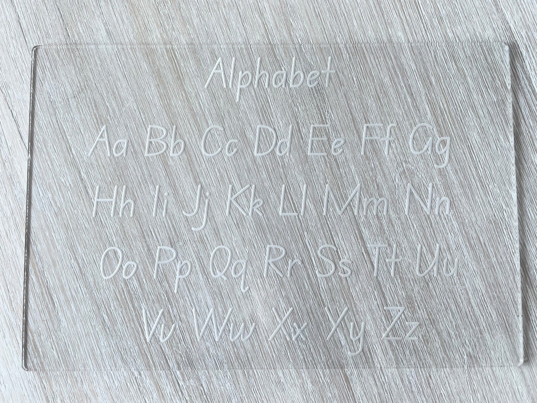 ALPHABET TRACING BOARD