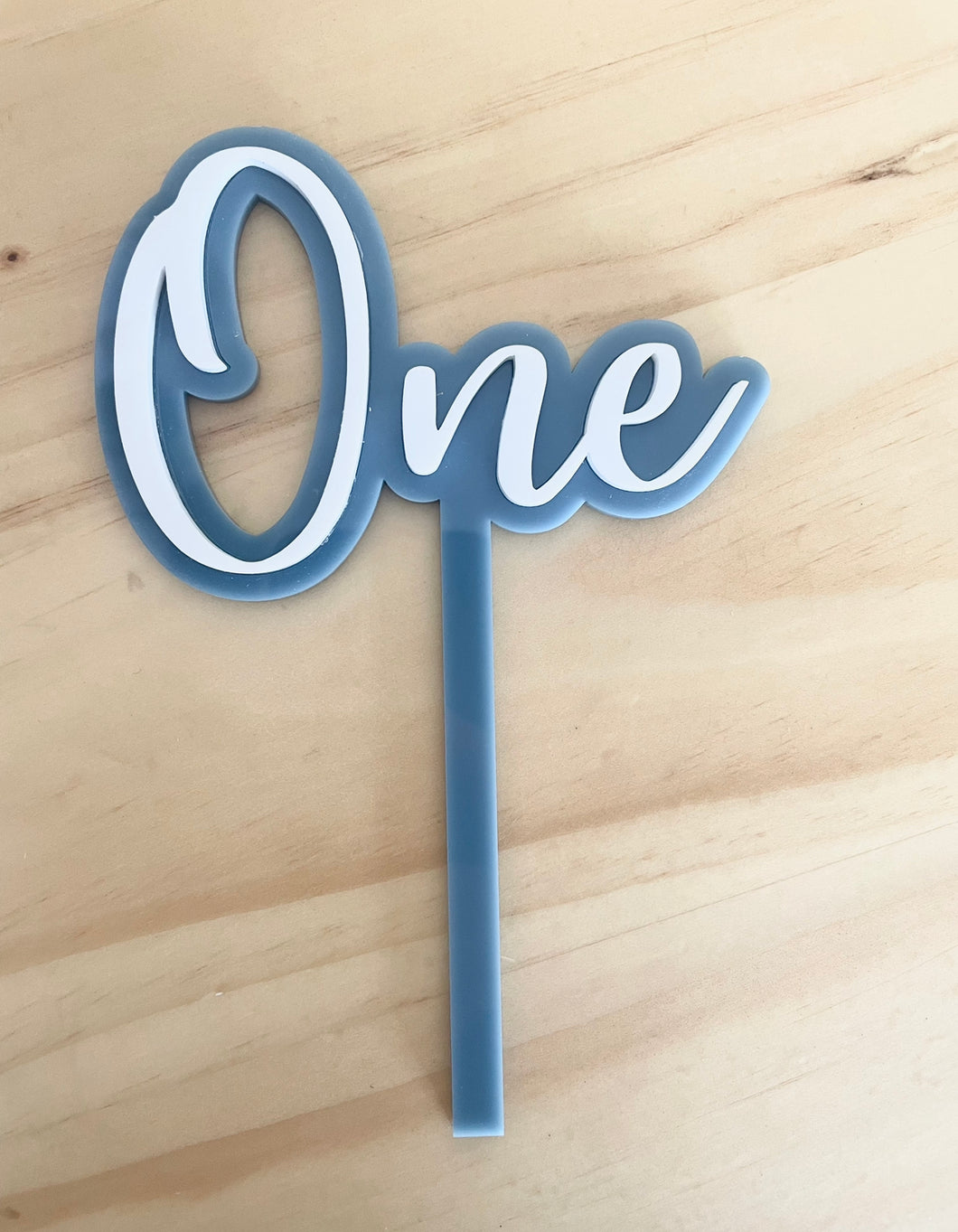 'ONE' CAKE TOPPER