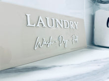 Load image into Gallery viewer, LAUNDRY SIGN
