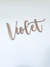 Load image into Gallery viewer, LASER CUT NAME SIGN
