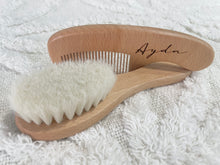 Load image into Gallery viewer, BABY HAIR BRUSH &amp; COMB SET
