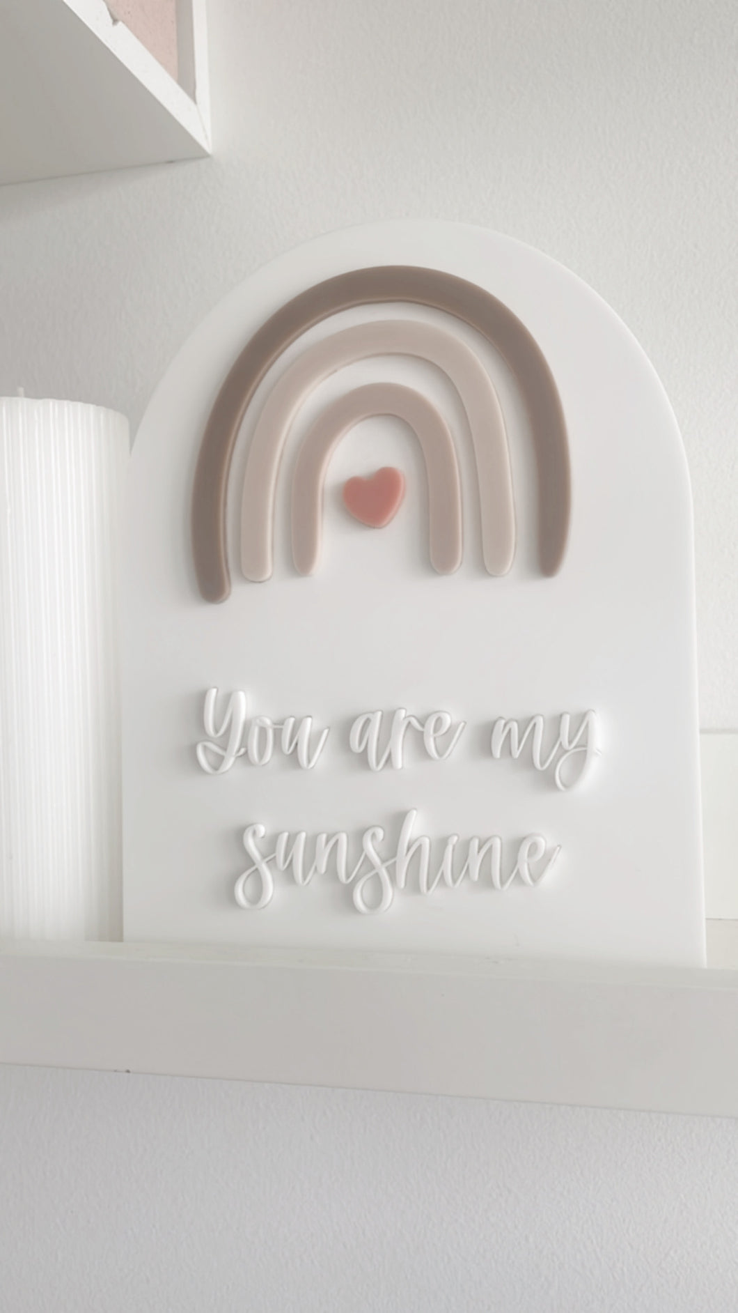 YOU ARE MY SUNSHINE PLAQUE